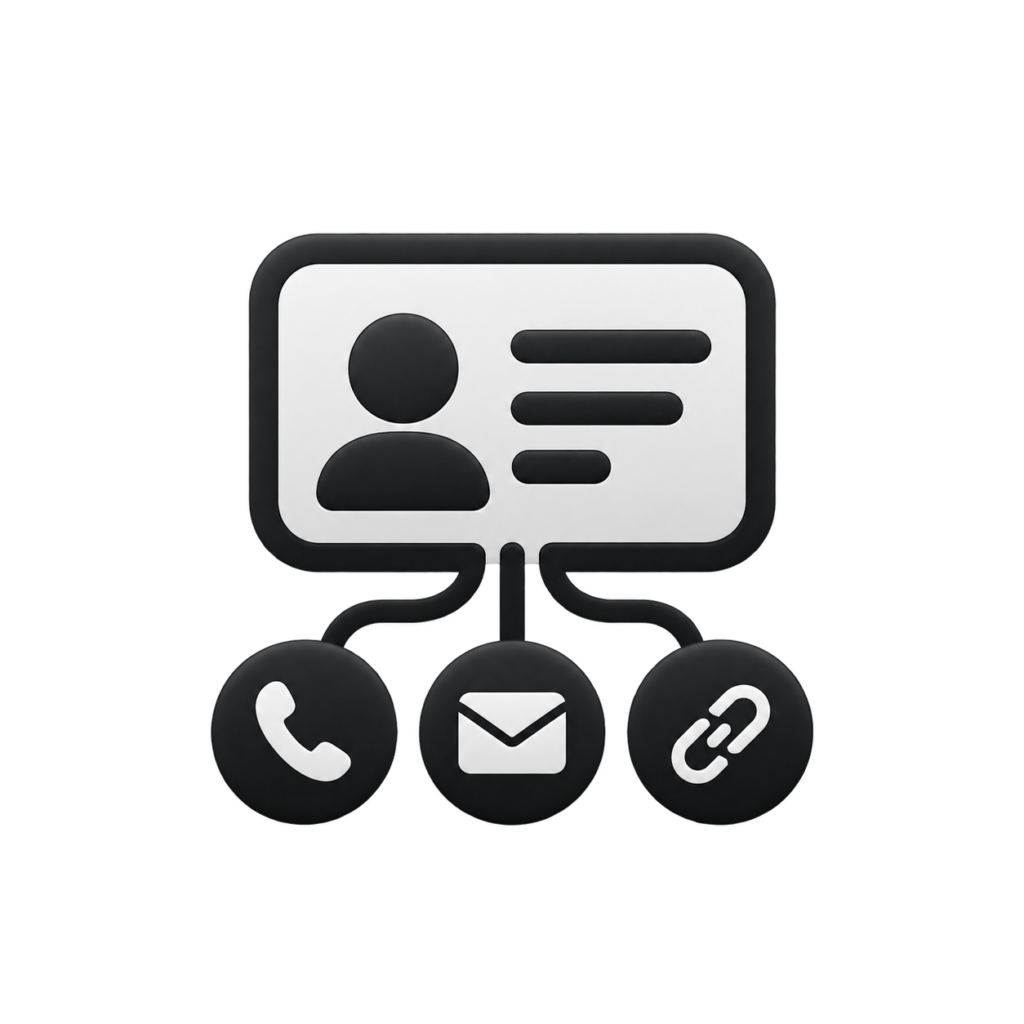 QR kodlu basılı dijital kartvizit
